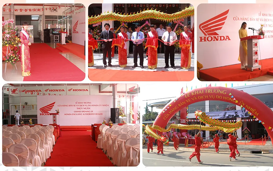 Lễ khánh thành cửa hàng Honda Thuỷ Ngân